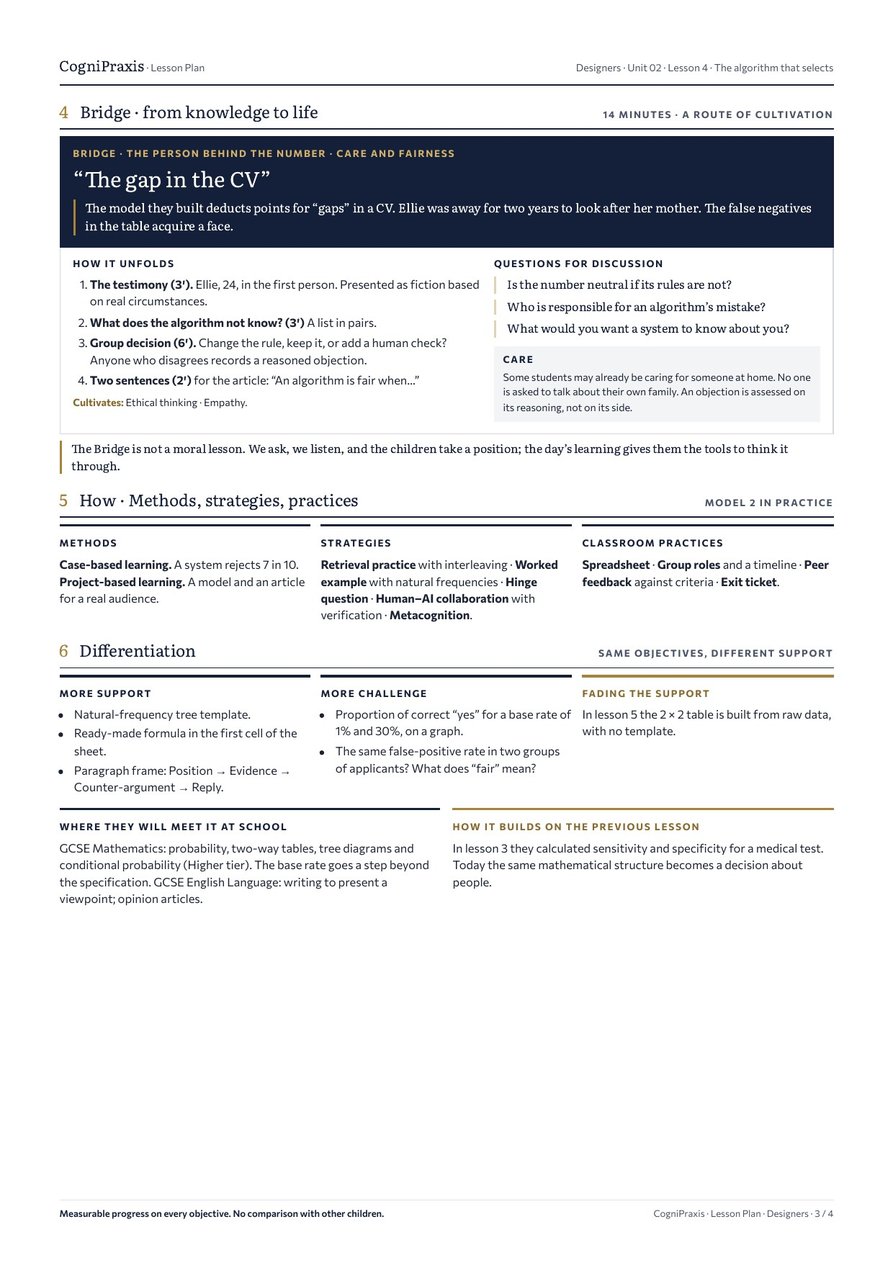 Lesson plan Designers, page 3 of 4